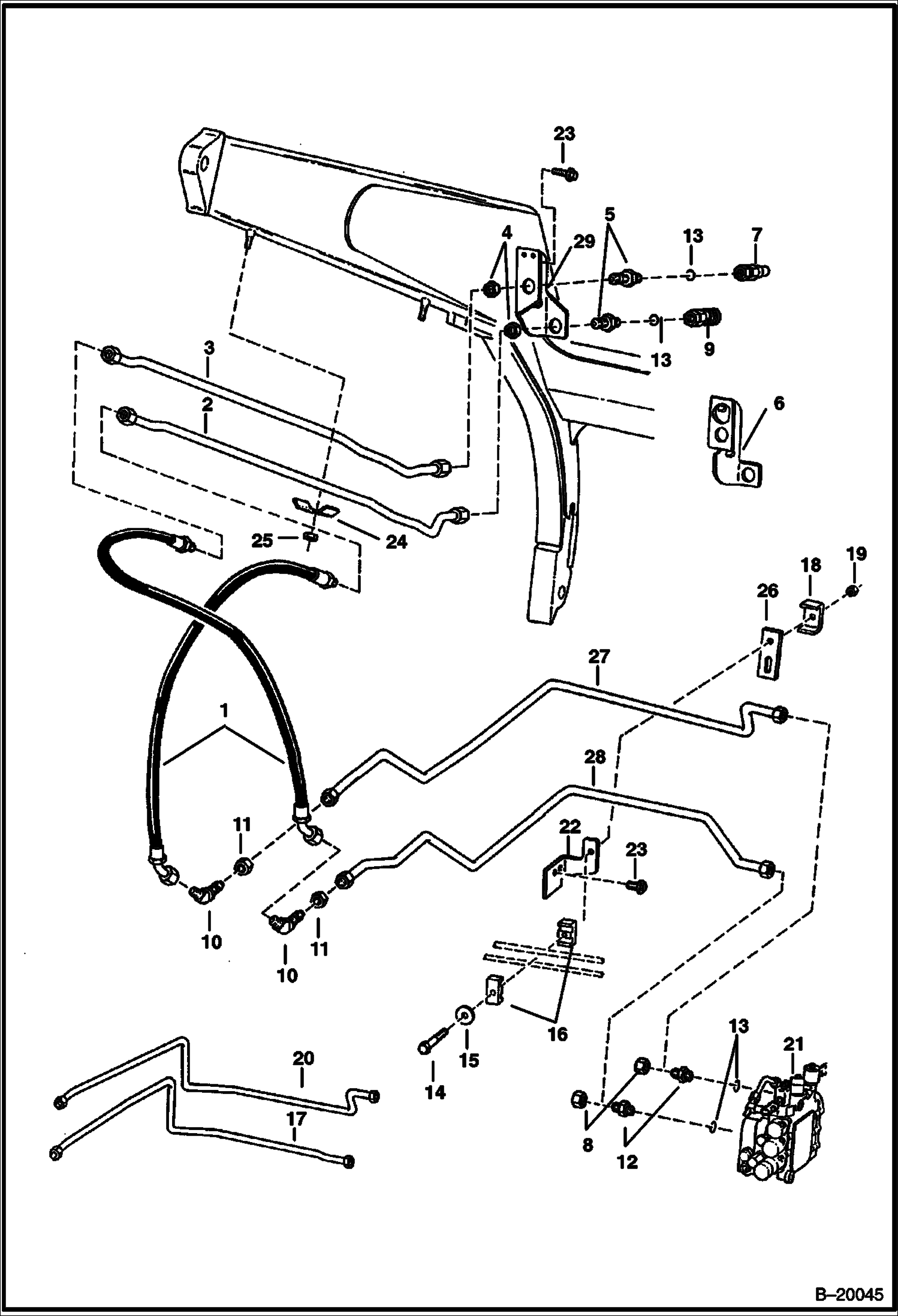 ВСПОМОГАТЕЛЬНЫЕ ГИДРАВЛИЧЕСКИЕ МЕХАНИЗМЫ (СЕРИЙНЫЙ НОМЕР 5148 11081 И ВЫШЕ)
