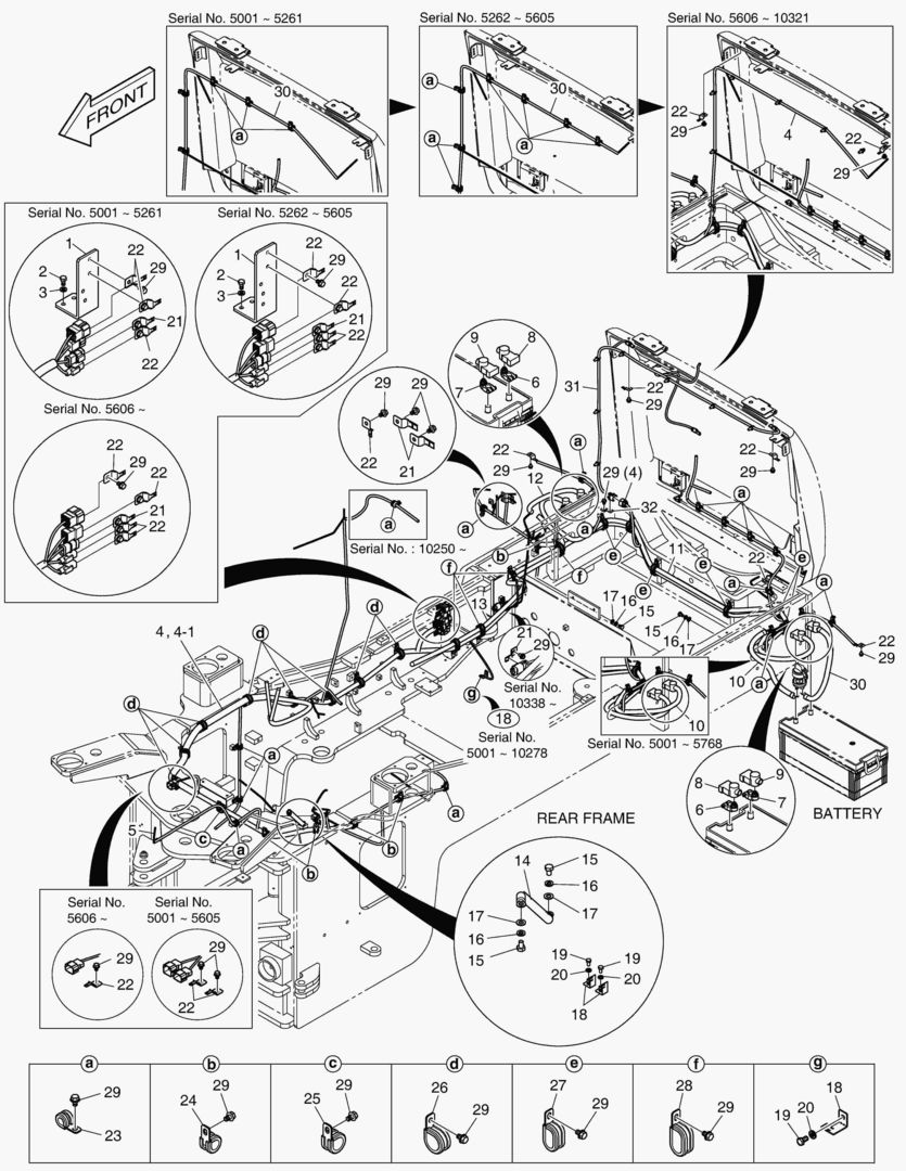 Спецтехника 1480 ELECTRIC PARTS(3) - WIRING [5001~10359] - главное фото