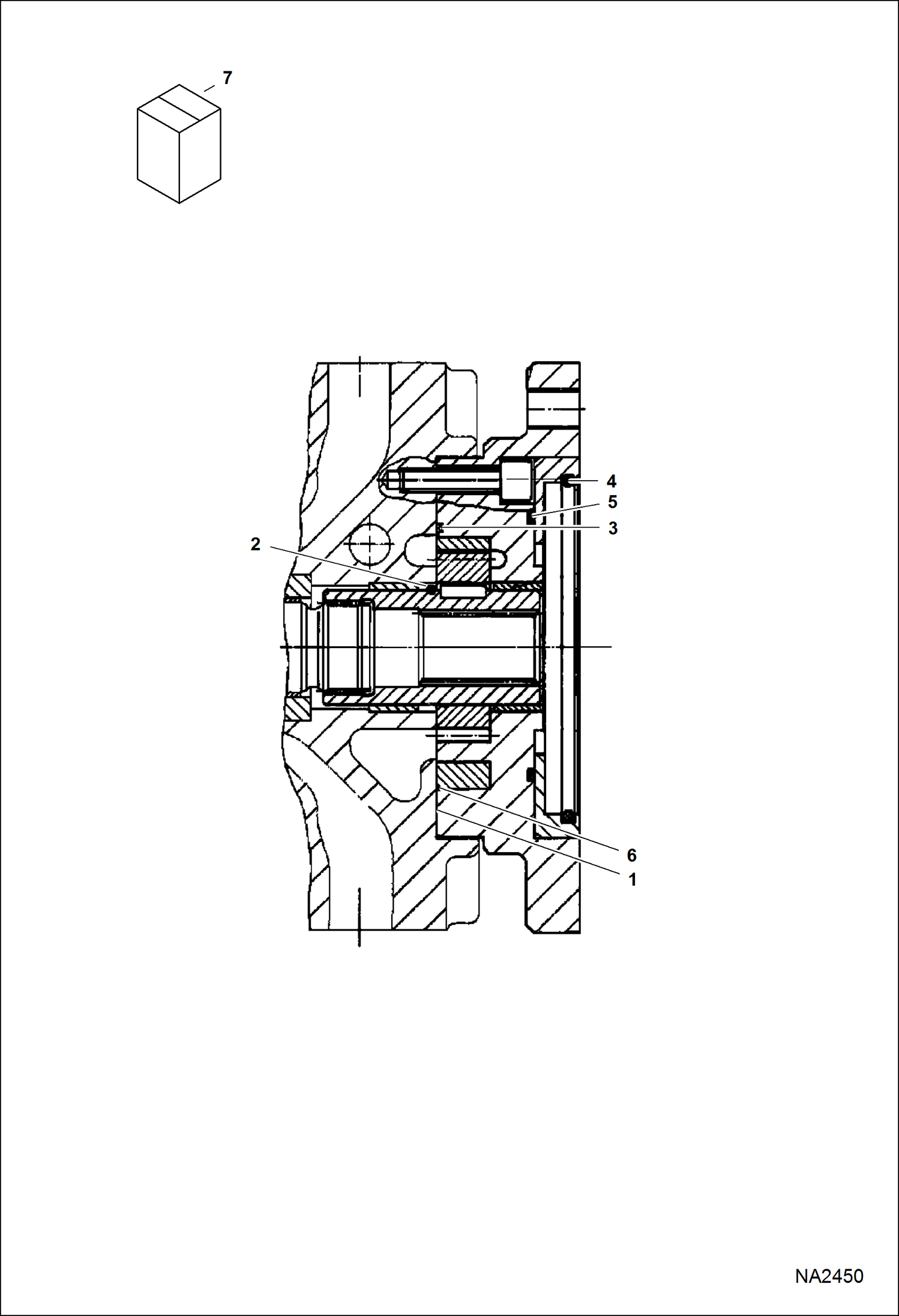 ГИДРОПРИВОДНОЙ НАСОС (ВНУТРЕННИЙ ШЕСТЕРЕННЫЙ НАСОС