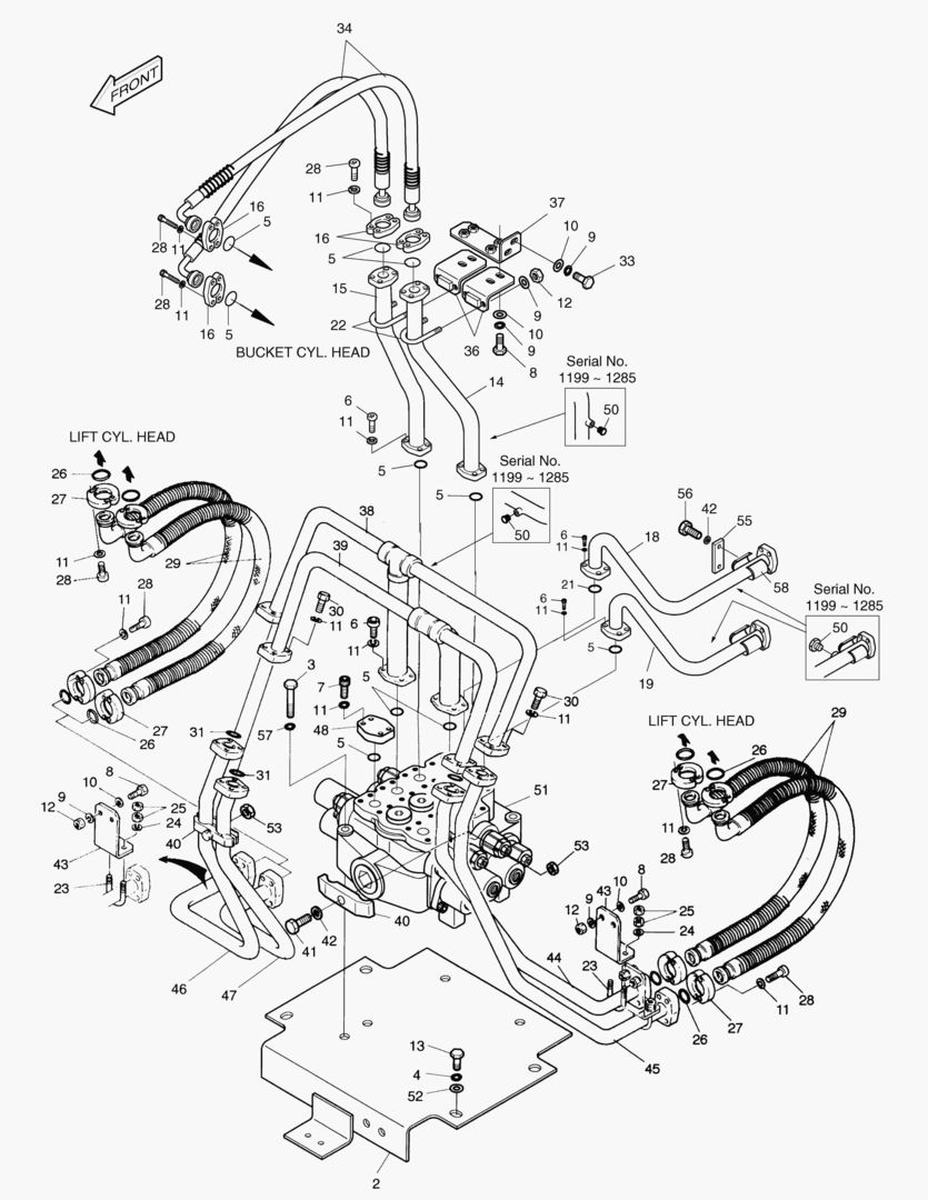 1191 CONTROL VALVE PIPING-3 SPOOL(TOSHIBA) [1199~]