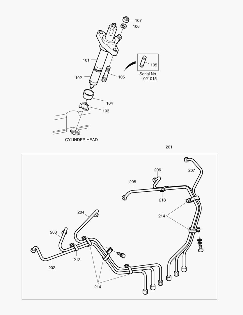 024 INJECTION NOZZLE & PIPE