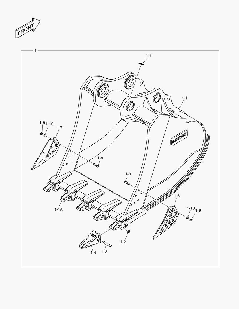 6691 BUCKET ASS`Y - 3.68mВі - H CLASS