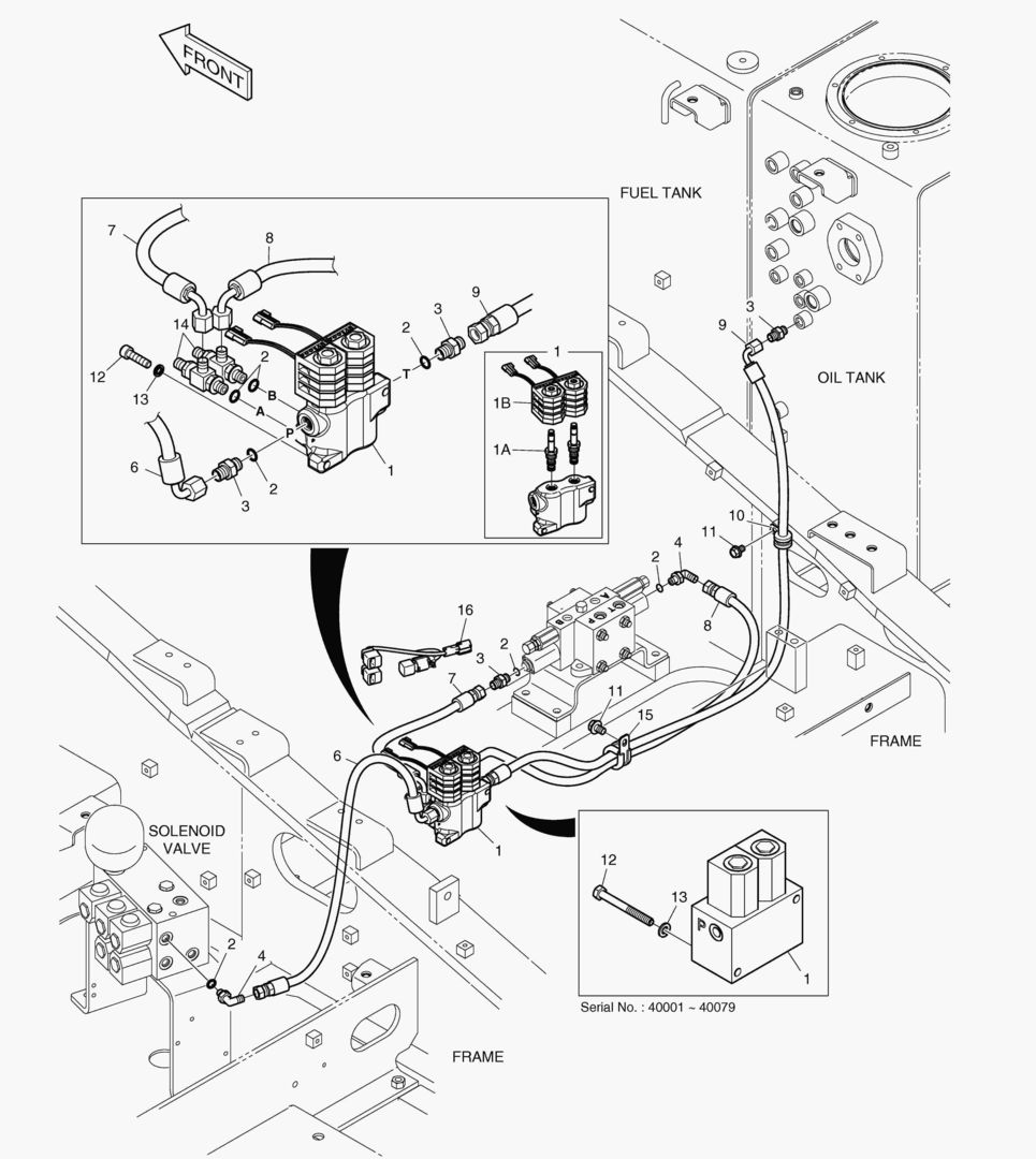 ТРУБОПРОВОД СЕРВОУПРАВЛЕНИЯ(1) - ВРАЩАЮЩИЙСЯ
