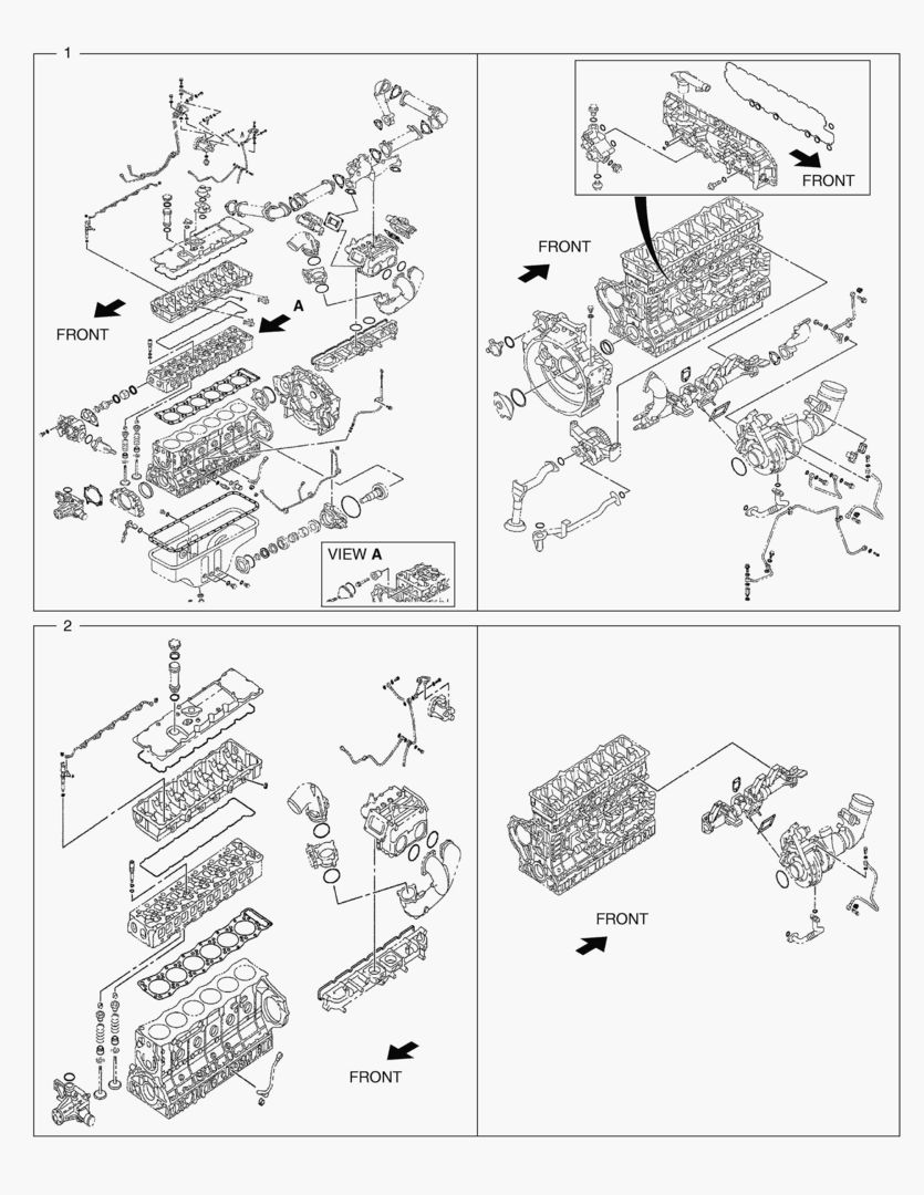 КОМПЛЕКТ ПРОКЛАДОК ДВИГАТЕЛЯ