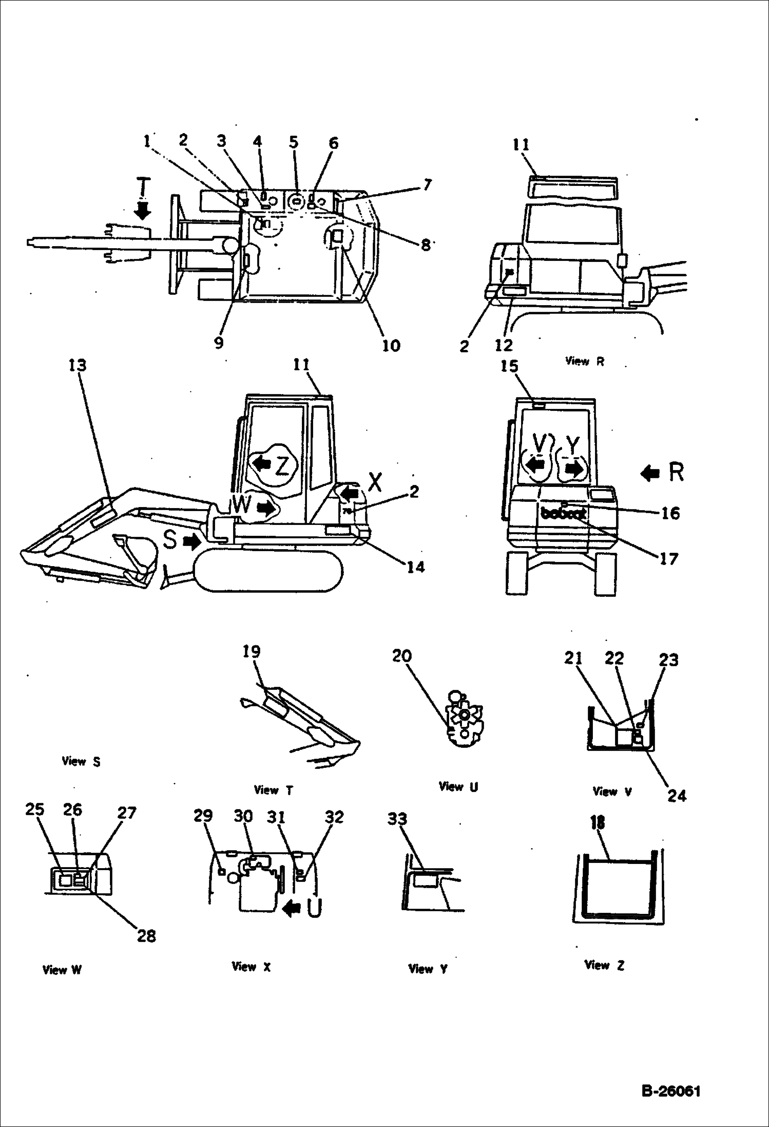 ПРЕДУПРЕЖДАЮЩИЕ ТАБЛИЧКИ (ДЛЯ КАБИНЫ)