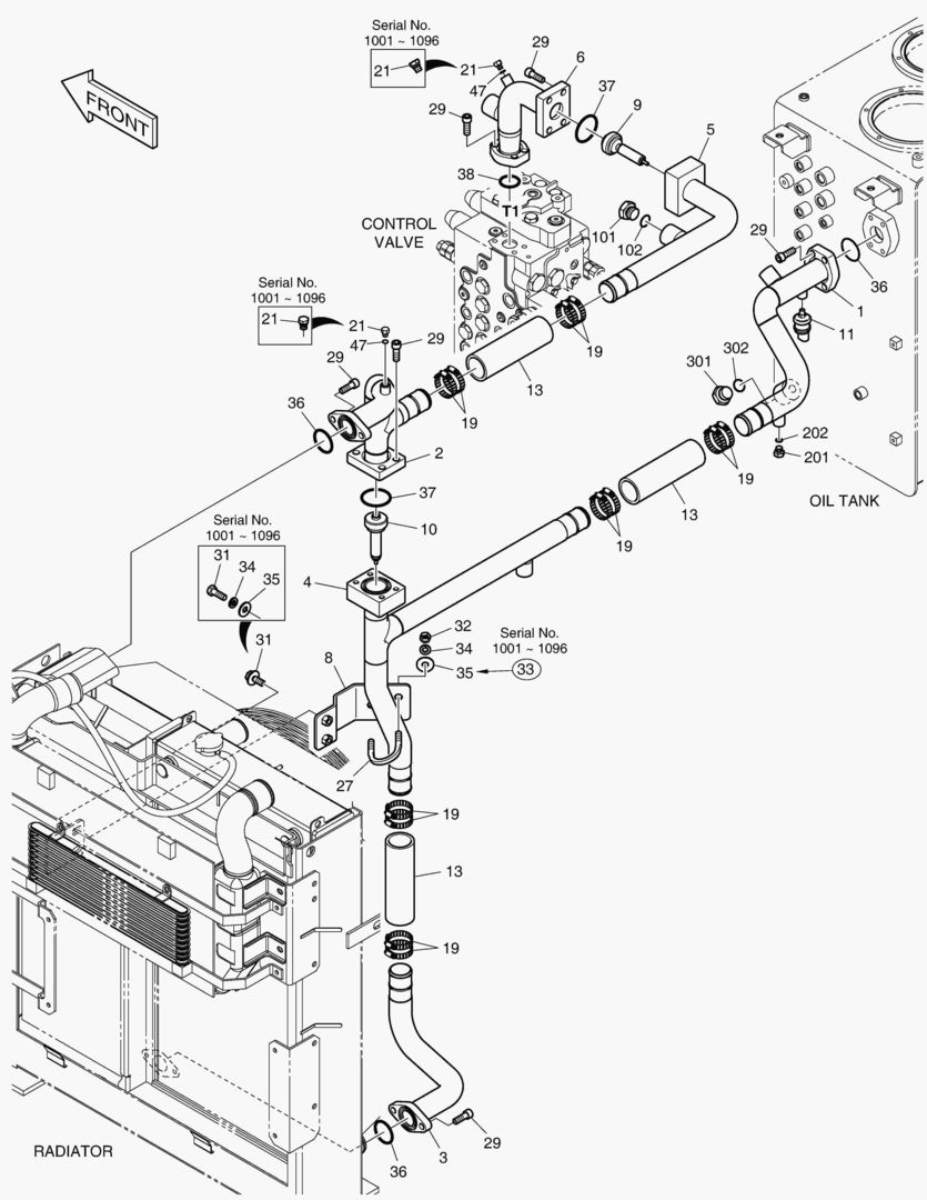 ТУБОПРОВОД МАСЛЯНОГО РАДИАТОРА(3)