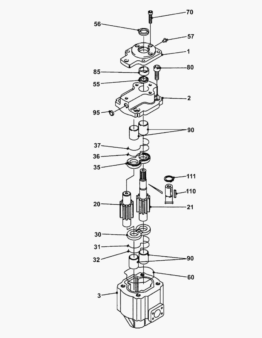 G190-36 MAIN HYDRAULIC PUMP