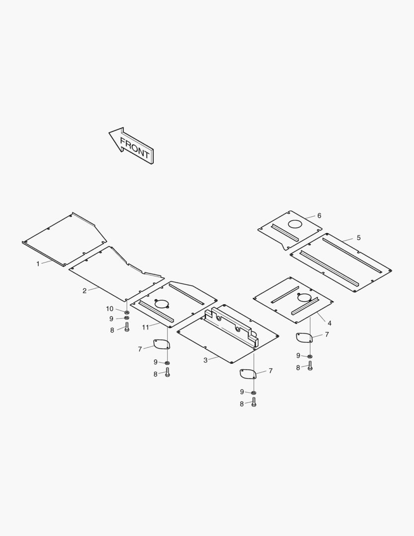 ОБТЕКАЕМАЯ ПОДКУЗОВНАЯ ПАНЕЛЬ