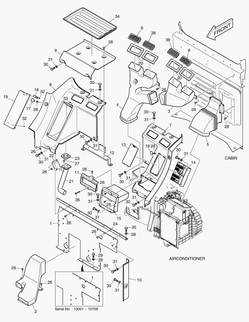 Схема КРЫШКА ОБОГРЕВАТЕЛЯ