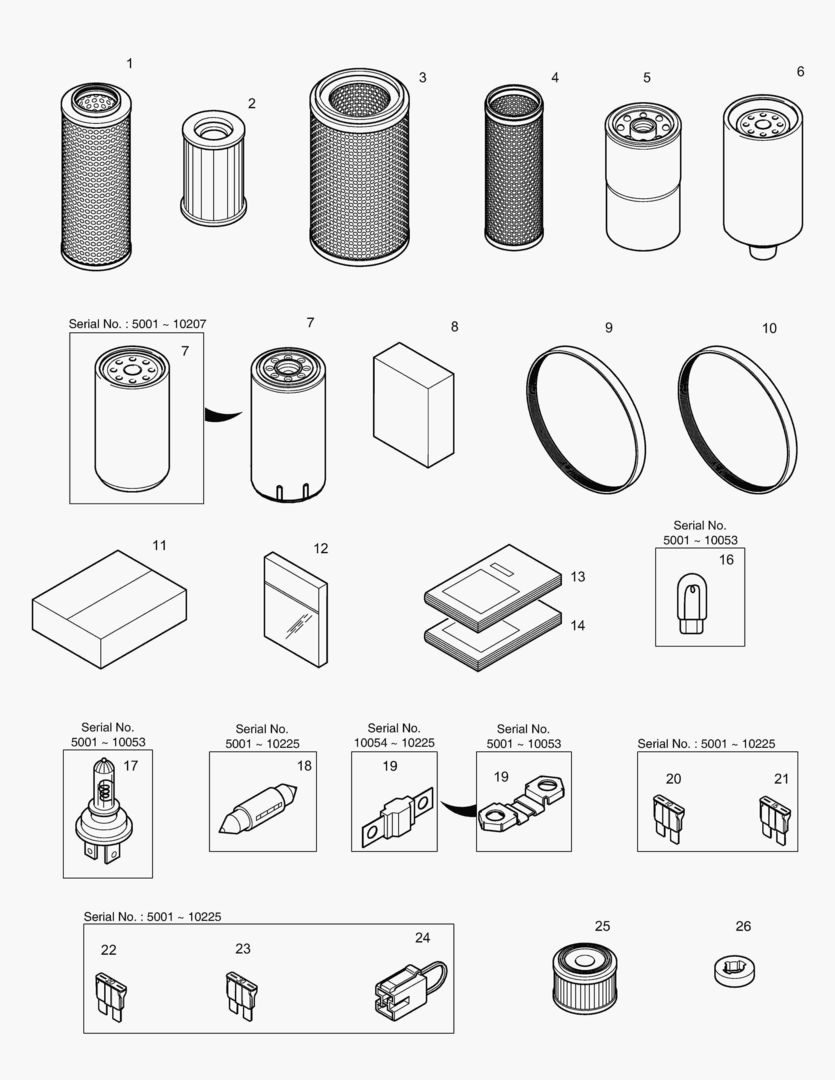 Спецтехника 5110 SPARE PARTS