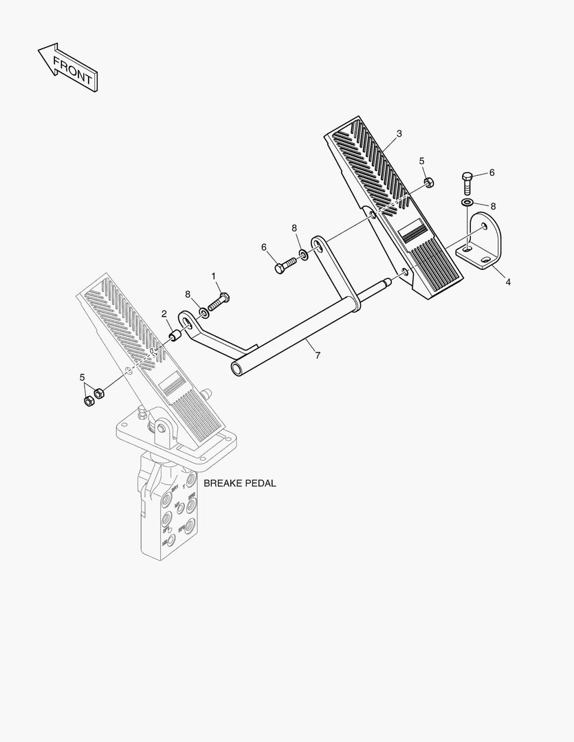5780 PEDAL VALVE - OPT.