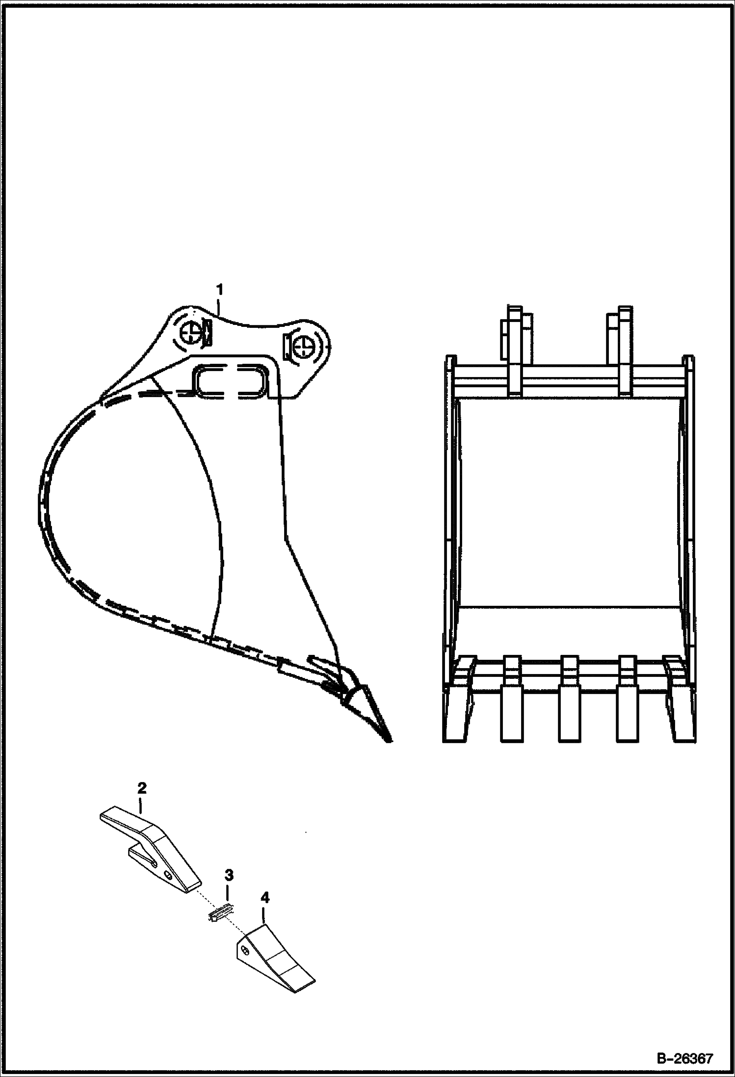 КОВШ (24-- ПРОВЕДЕНИЕ ТРАНШЕЙ )(442) (WERK-BRAU)