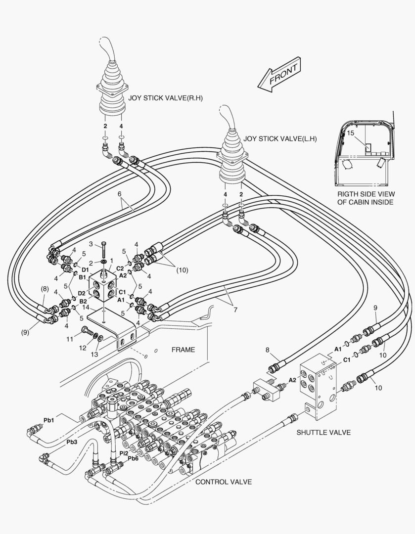 ТРУБОПРОВОД СЕРВОУПРАВЛЕНИЯ-ИЗМЕНЕНИЕ РЕЖИМА