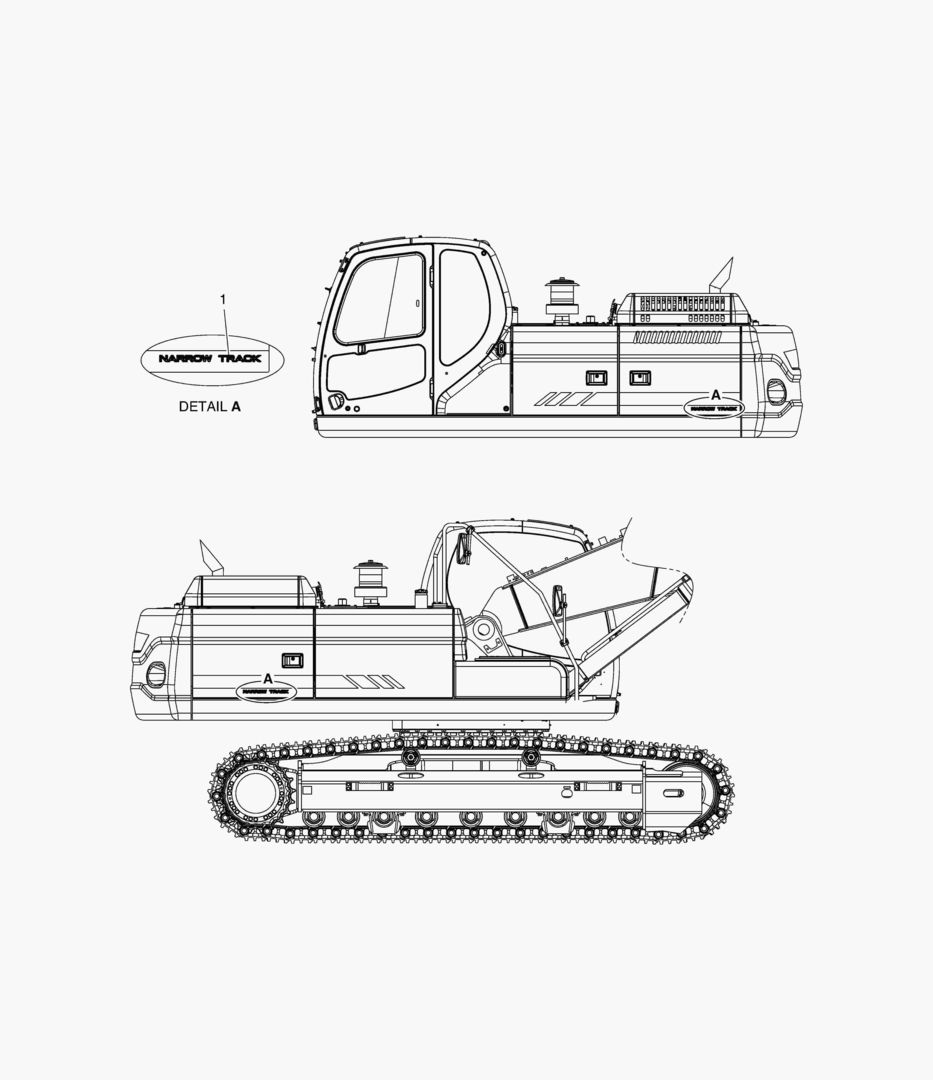 ПРЕДУПРЕЖДАЮЩАЯ ТАБЛИЧКА - УЗКИЙ