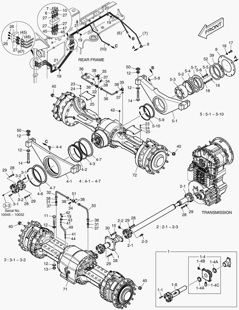 1160 AXLE & DRIVE SHAFT