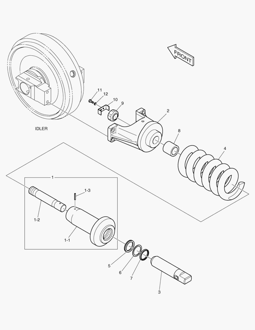 ПРУЖИНЫ ГУСЕНИЦЫ