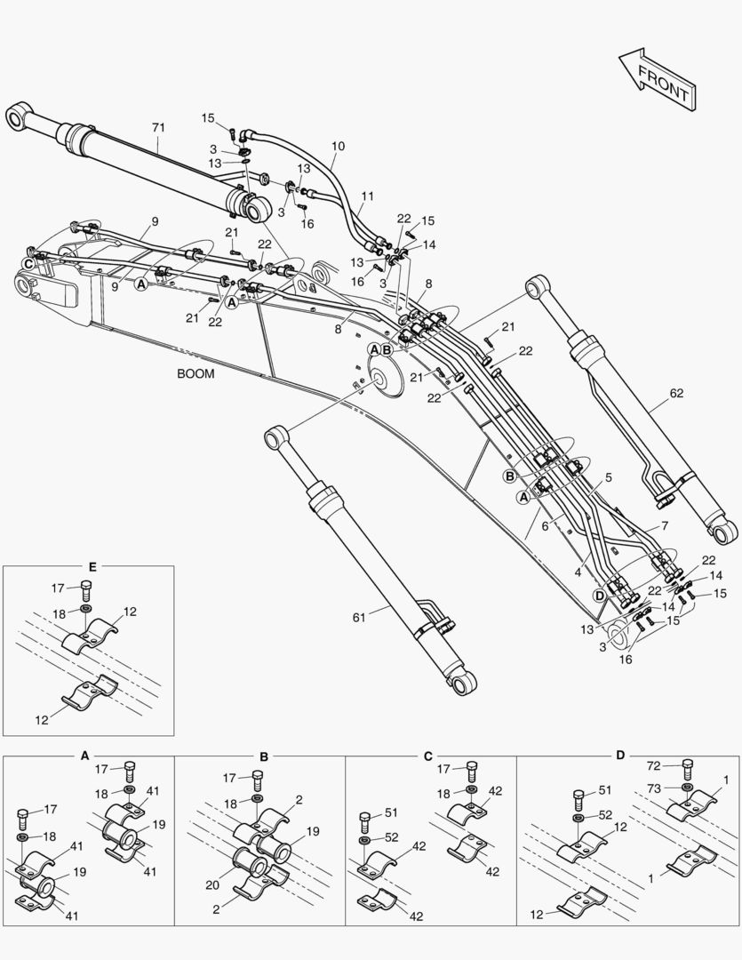 ГИДРОСИСТЕМА СТРЕЛЫ - 5.6 м