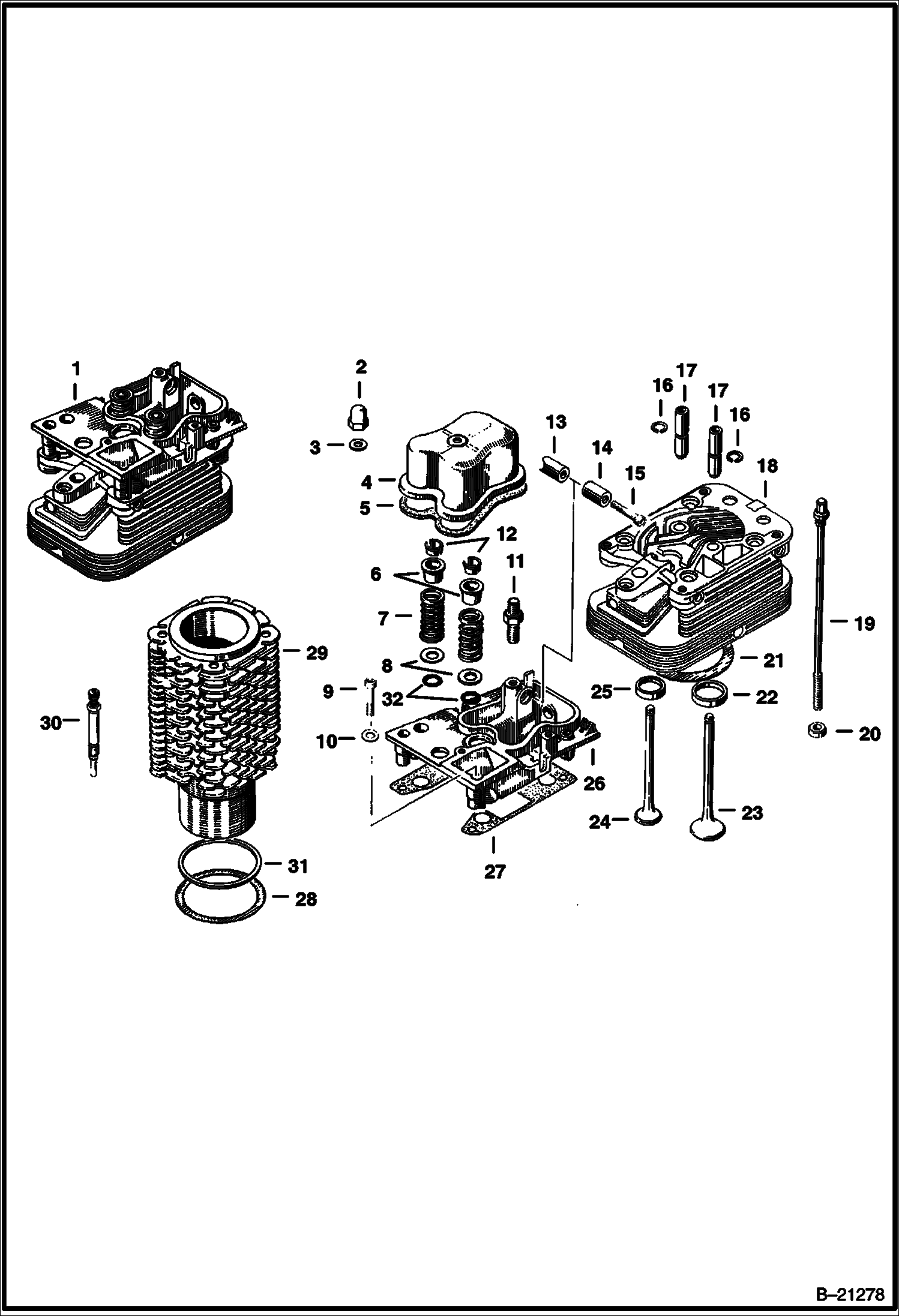 БЛОК ЦИЛИНДРОВ И ГОЛОВКИ DEUTZ F2L411W