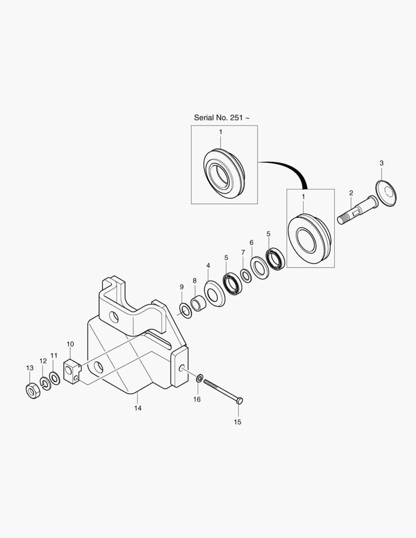 1115 IDLE PULLEY ASS`Y [79~]