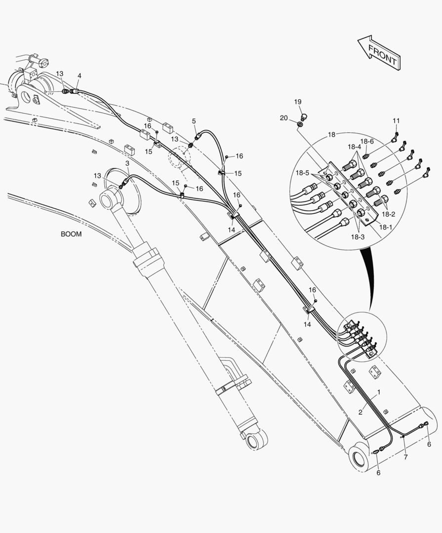 ТРУБОПРОВОД СМАЗОЧНОЙ СИСТЕМЫ - СТРЕЛА