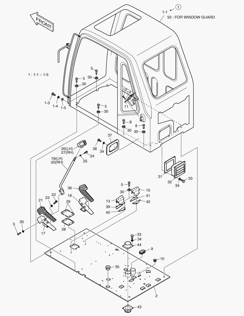 КАБИНА В СБОРЕ