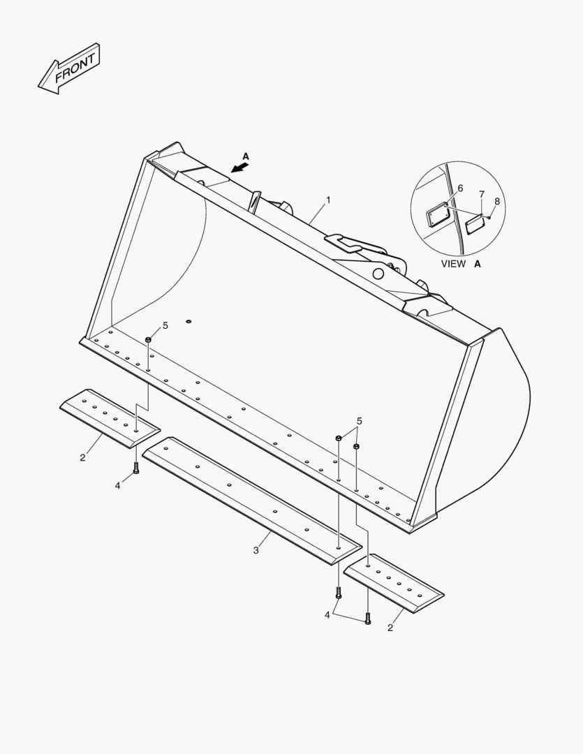 5120 BUCKET-2.3mВі(CUTTING EDGE)