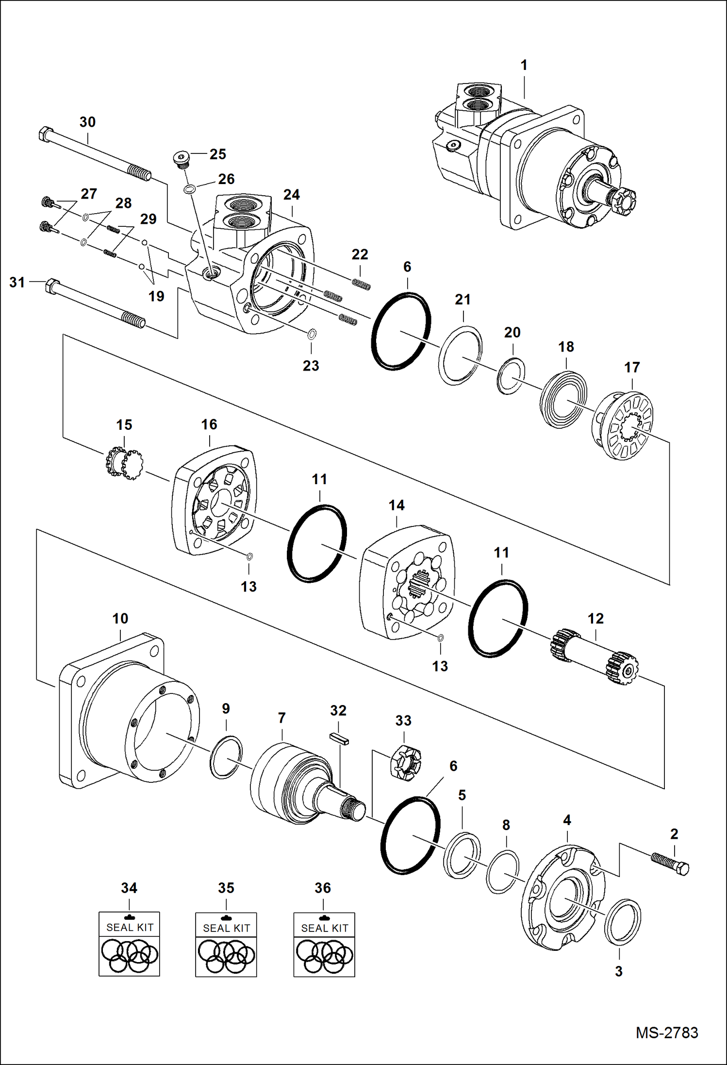 МАШИНА ДЛЯ ИЗМЕЛЬЧЕНИЯ ПНЕЙ (ДВИГАТЕЛЬ) (EATON) (SGX60 A00701000 И ВЫШЕ)