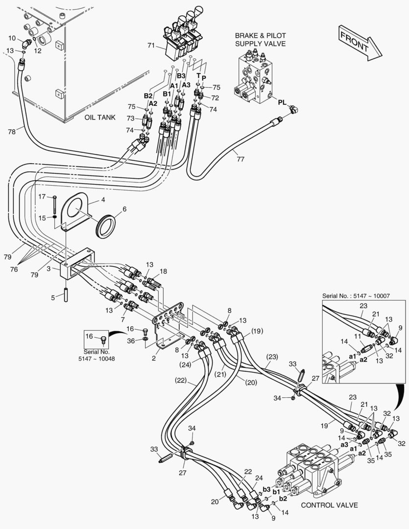 1191 PILOT PIPING - 3 SPOOL [5147~]