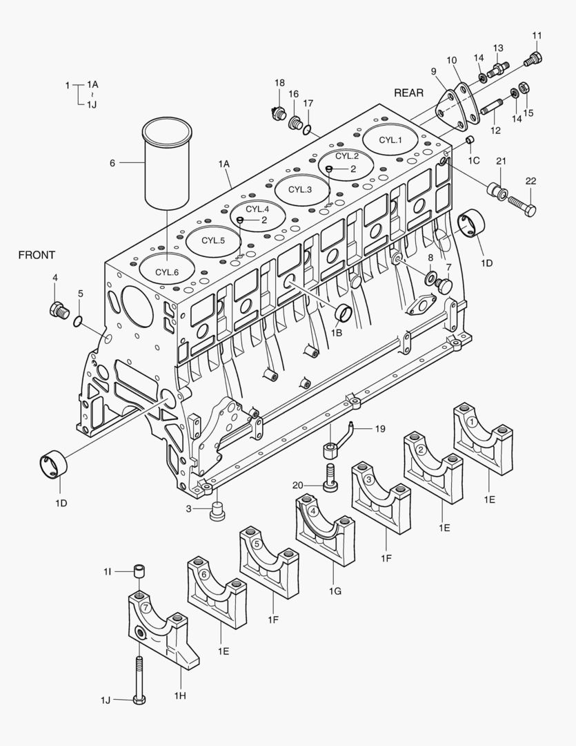 БЛОК ЦИЛИНДРОВ