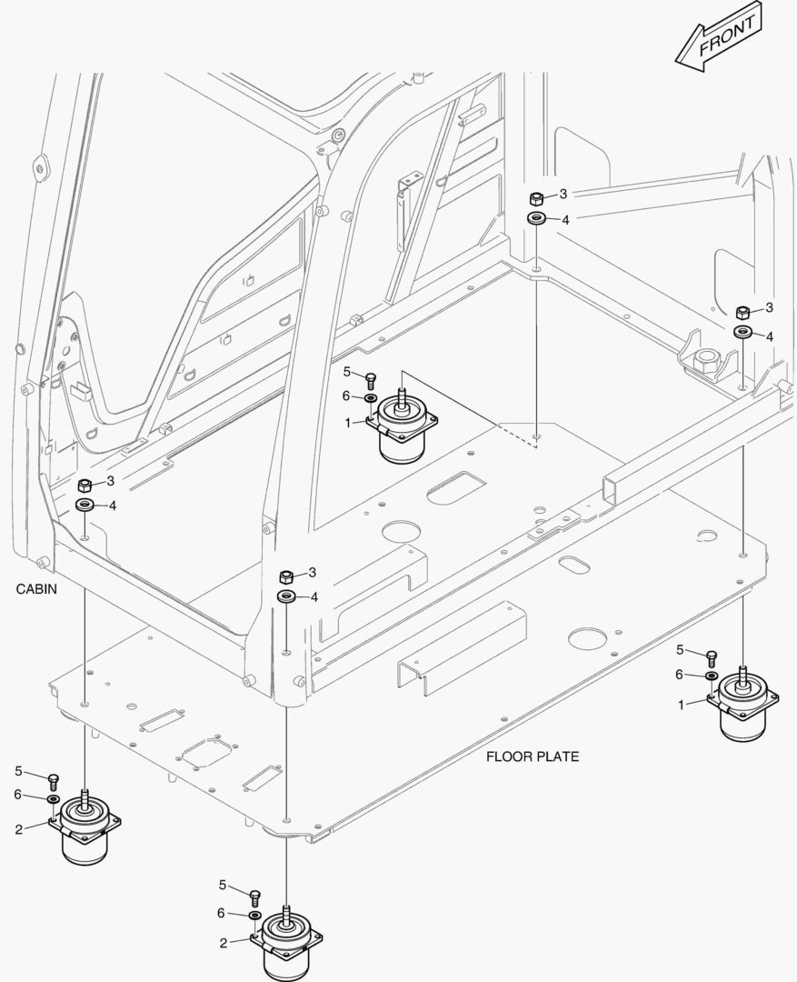 7620 CABIN MOUNTING - OPG