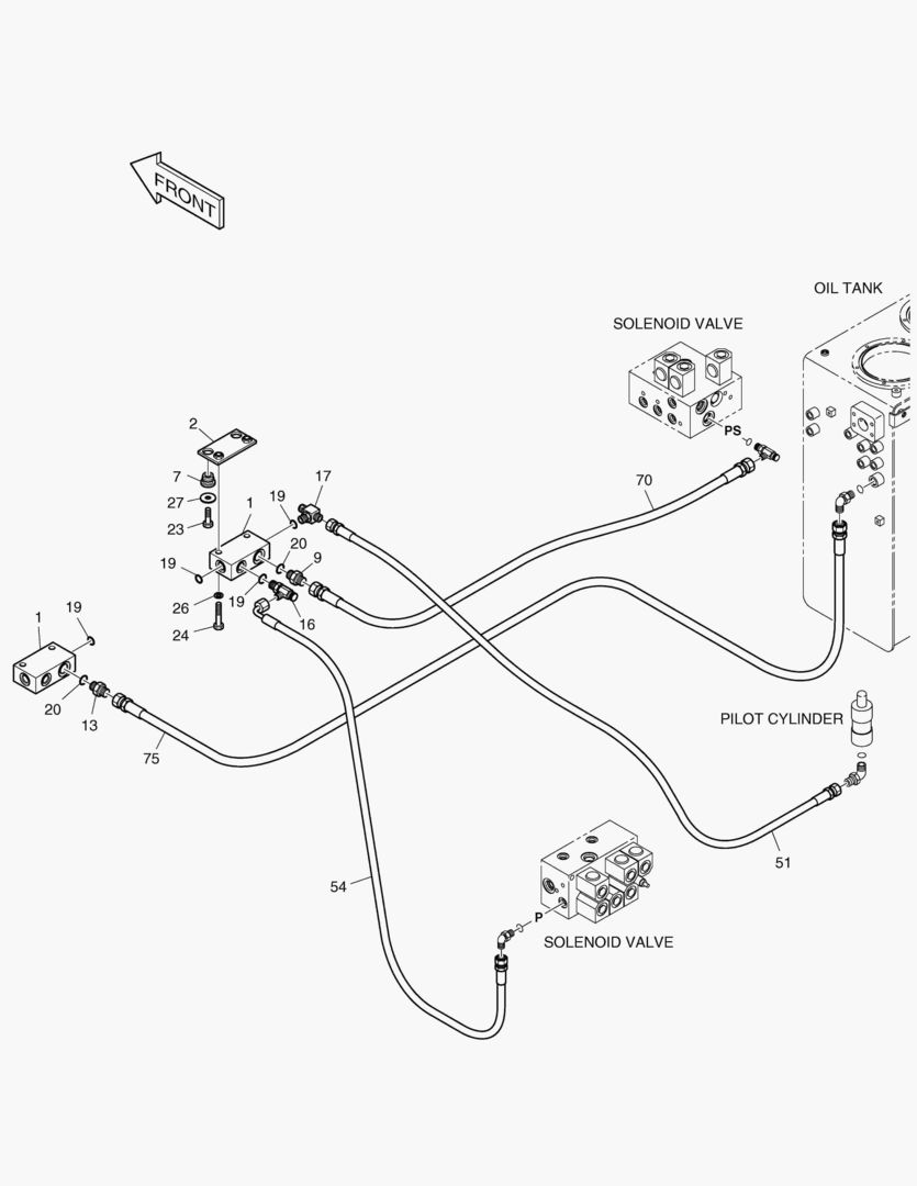 ТРУБОПРОВОД СЕРВОУПРАВЛЕНИЯ(10)