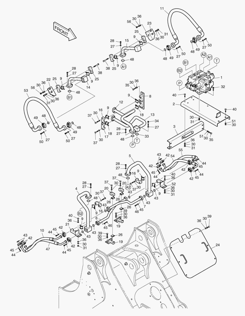 Схема РЕКУЛИРУЮЩИЙ КЛАПАН ТРУБОПРОВОДА-2 КАТУШКИ