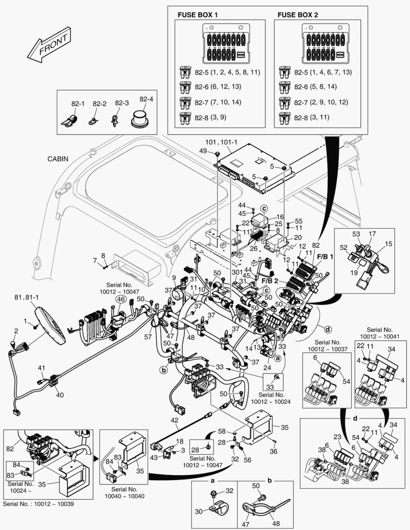 ЭЛЕКТРИЧЕСКИЕ ЗАПЧАСТИ - КАБИНА