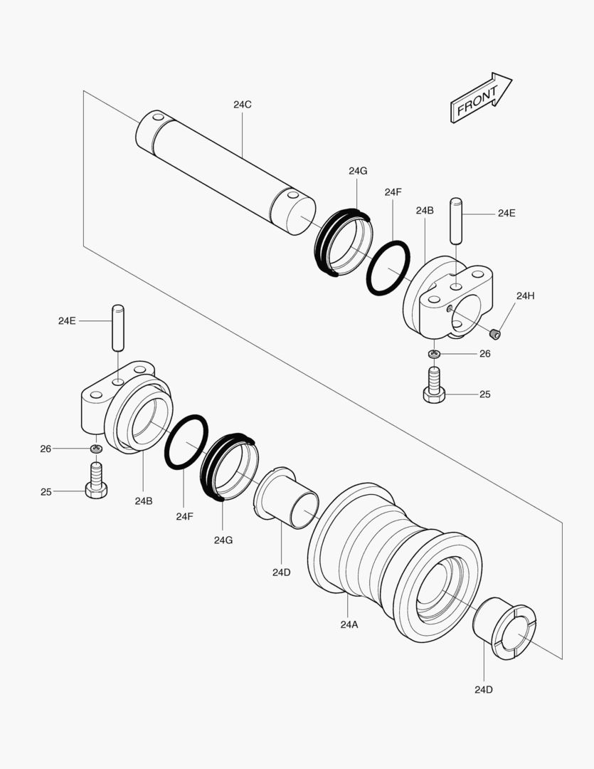 2155 LOWER ROLLER [6847~]