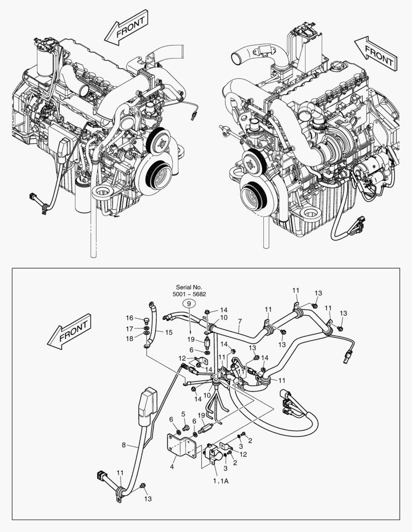 1880 ELECTRIC PARTS - ENGINE [5001~6141]