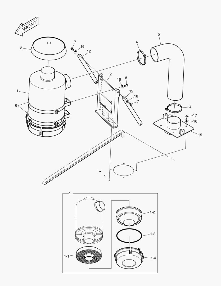 ВОЗДУХООЧИСТИТЕЛЬ - НЕФТЯНАЯ СМАЗКА