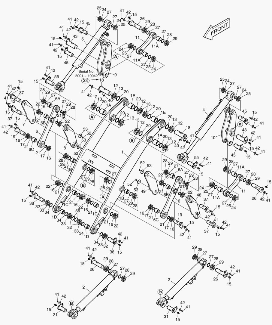 РУКОЯТЬ ПОГРУЗЧИКА В СБОРЕ