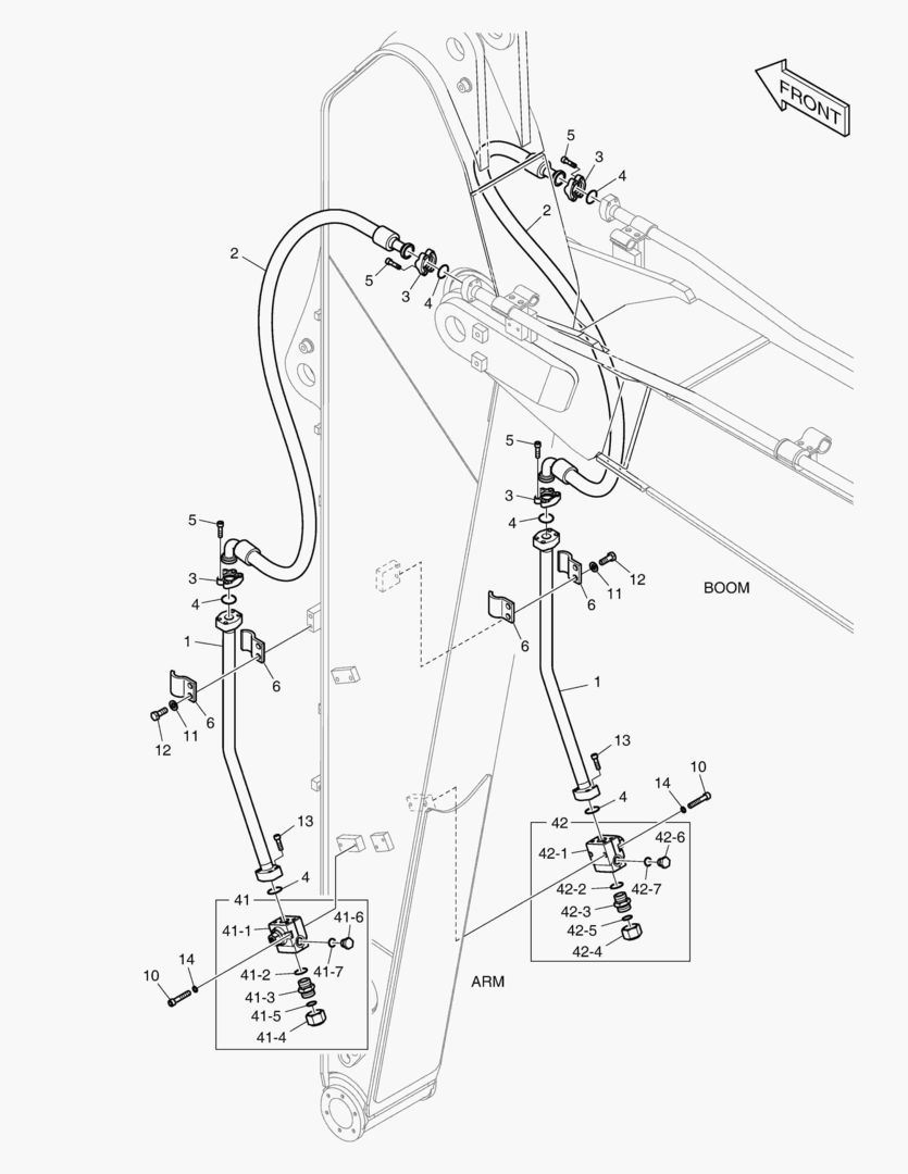 Спецтехника 6450 ARM PIPING - ARM 3.1m(ONE & TWO WAY) - главное фото