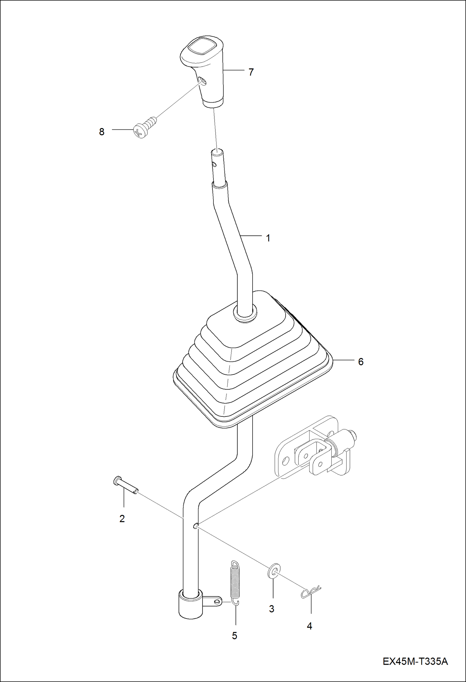 РЫЧАГ ГЛАВНОЙ ПЕРЕДАЧИ