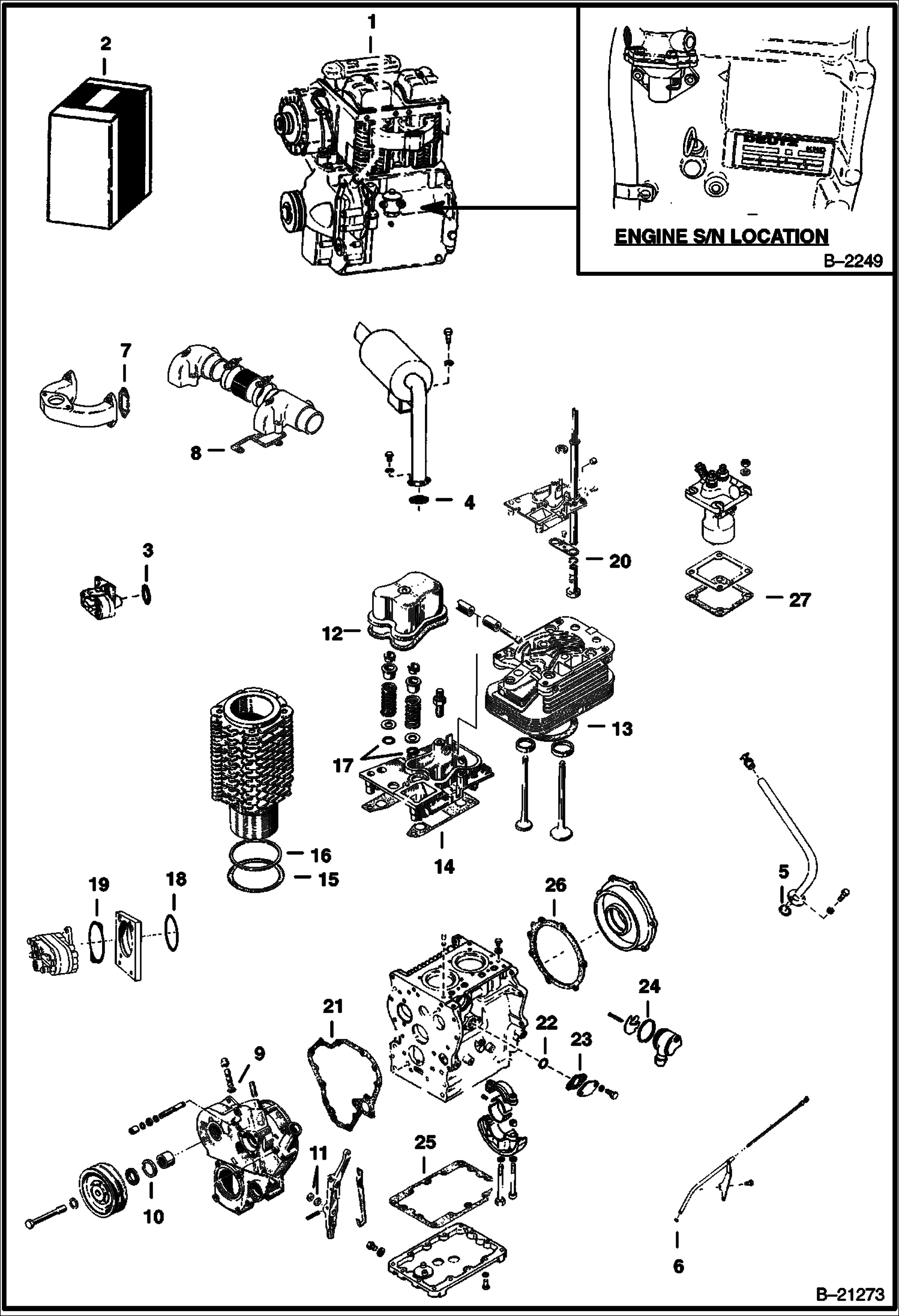 Схема ДИЗЕЛЬНЫЙ ДВИГАТЕЛЬ DEUTZ F2L411D