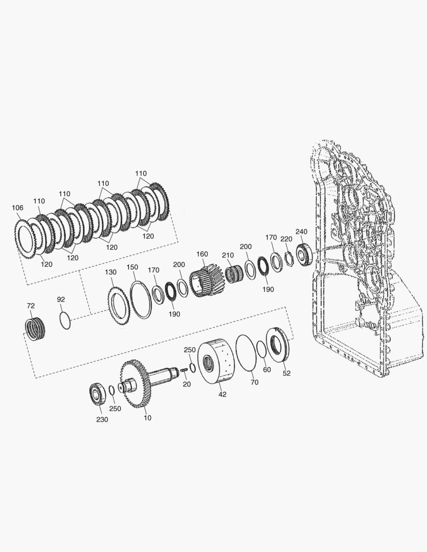СЦЕПЛЕНИЕ - K2 - ТРАНСМИССИЯ