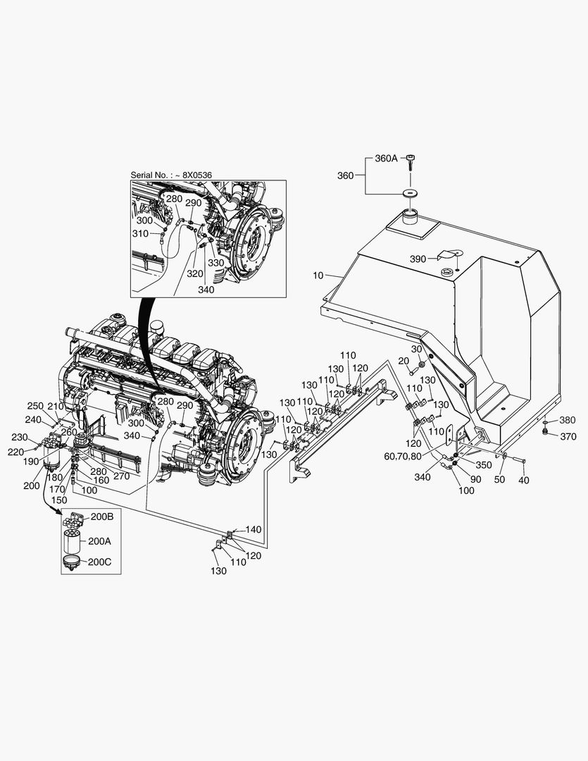 Схема G060-4 FUEL OIL TANK