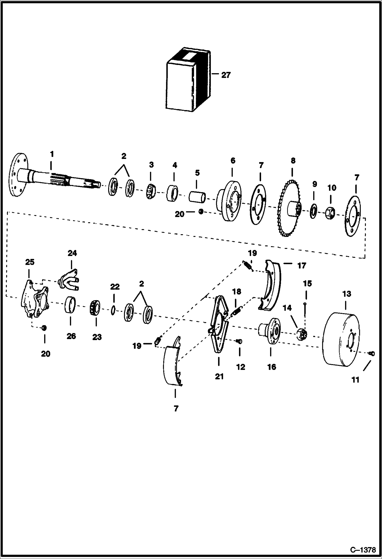 ОСЬ И ТОРМОЗ В СБОРЕ