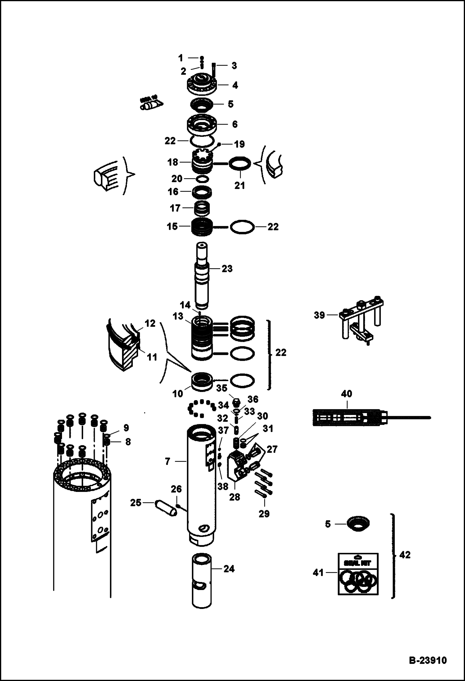 ГИДРОМОЛОТ (ВНУТРЕННИЕ ДЕТАЛИ) (HB1380)