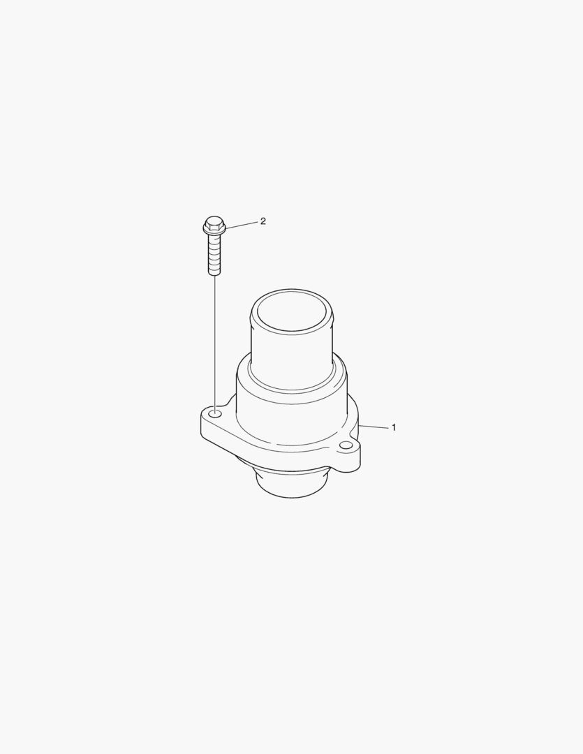 Спецтехника 030 WATER OUTLET HOUSING - главное фото