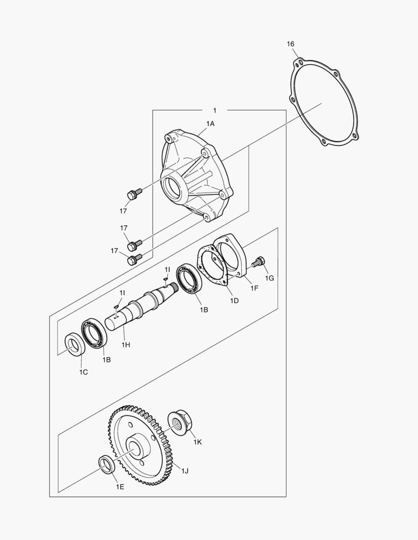 Схема 310 INJECTION PUMP DRIVE