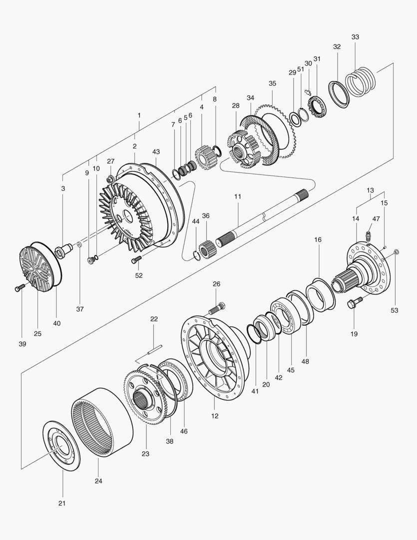 ПЕРЕДНЯЯ ПЛАНЕТАРНАЯ ПЕРЕДАЧА-ЛОКАЛЬНЫЙ