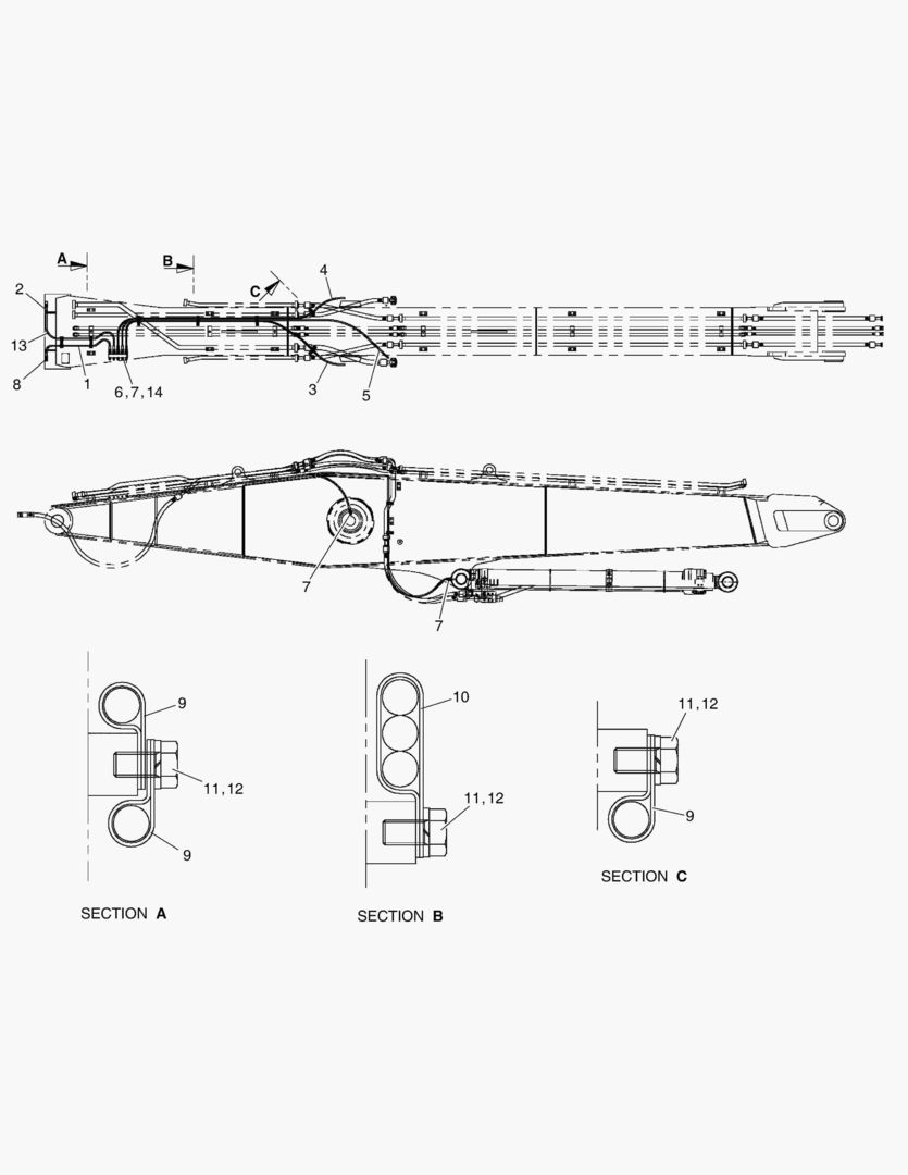 ТРУБОПРОВОД СМАЗОЧНОЙ СИСТЕМЫ - СТРЕЛА