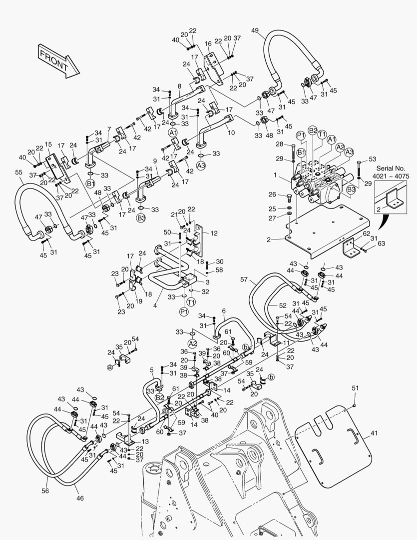 1185 CONTROL VALVE PIPING - 3SPOOL(B TYPE) [4021~]