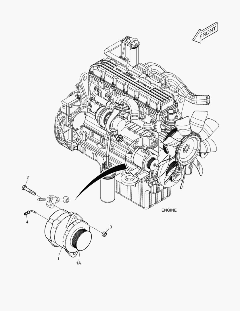 ГЕНЕРАТОР ПЕРЕМЕННОГО ТОКА - 80A
